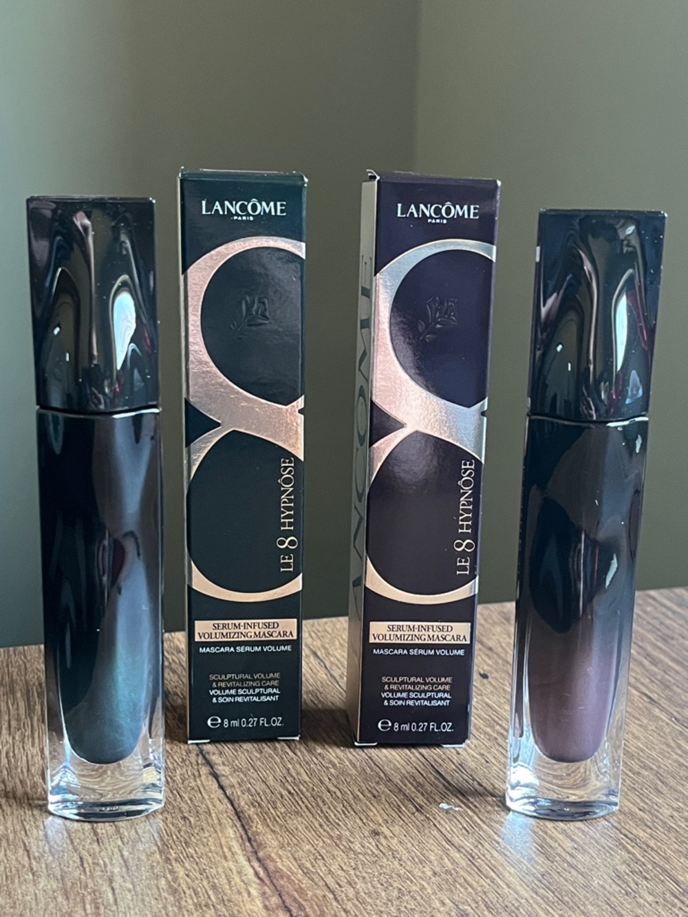 Lancôme Le 8 Hypnose Volumizing Mascara - Green and Burgundy